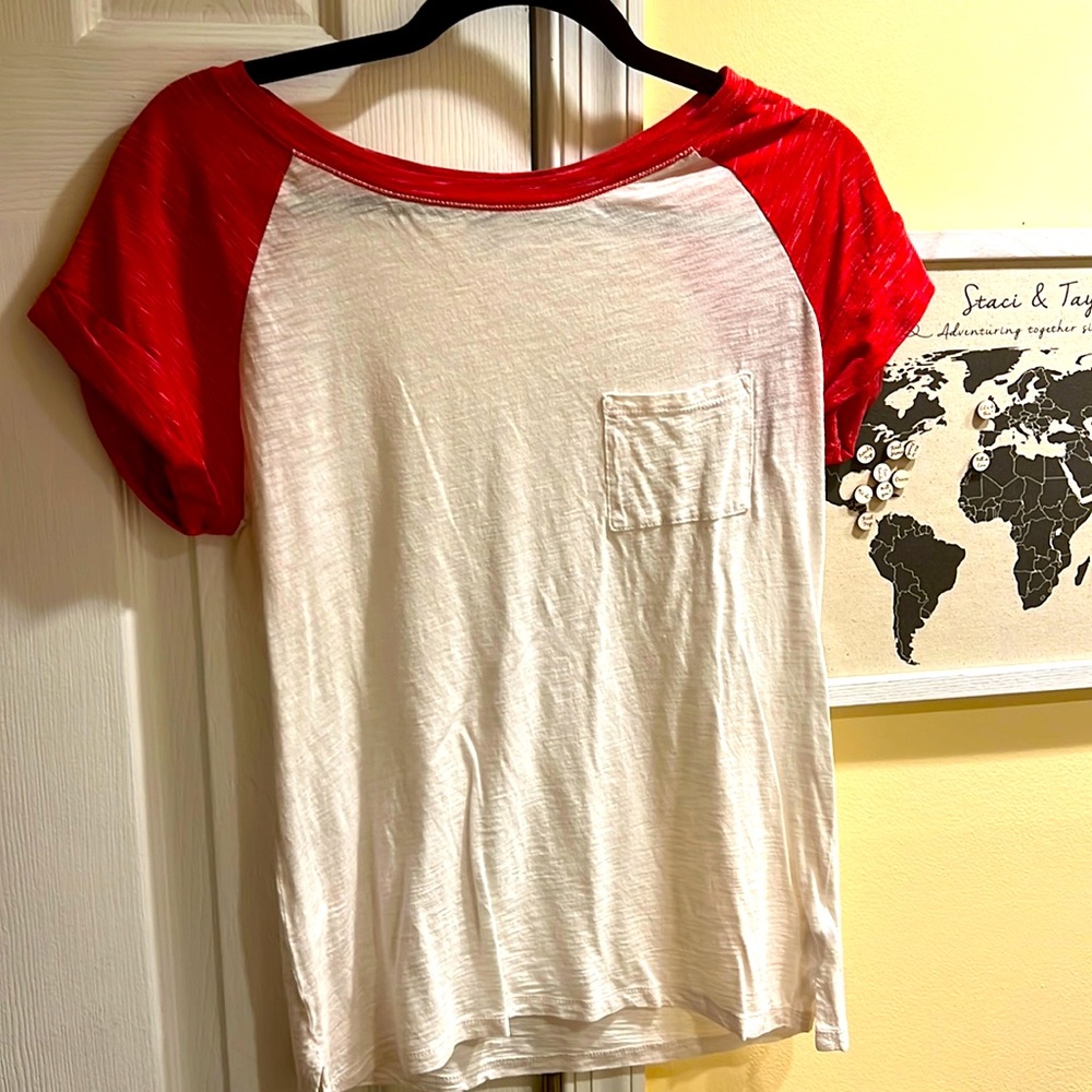 Express Size small baseball style T-shirt